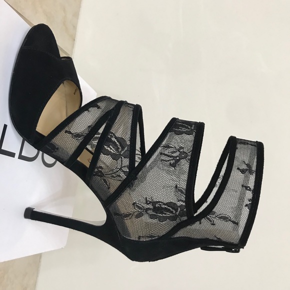 Chinese Laundry strappy lace high heels - Picture 2 of 6